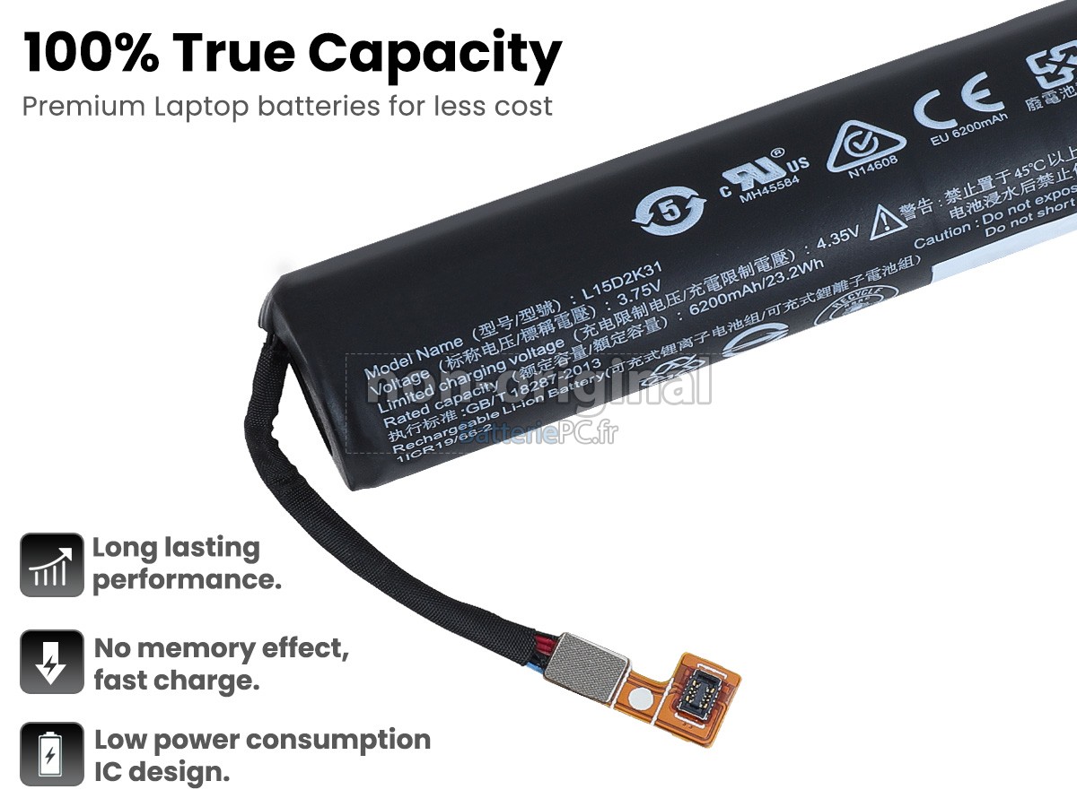 batterie pour Lenovo YOGA TAB 3 8-inch