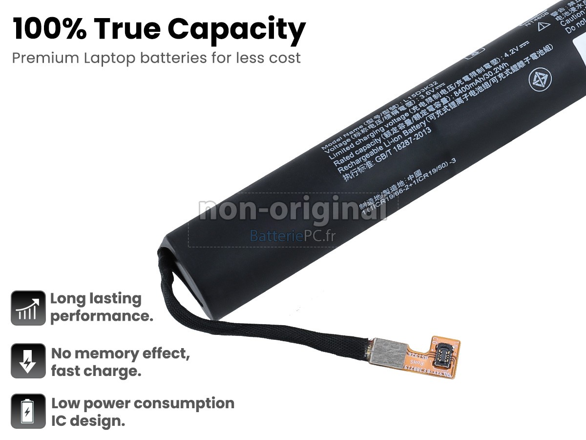 batterie pour Lenovo YOGA TAB 3 10-YT3-X50F