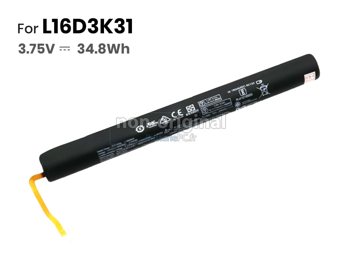 batterie pour Lenovo L16D3K31