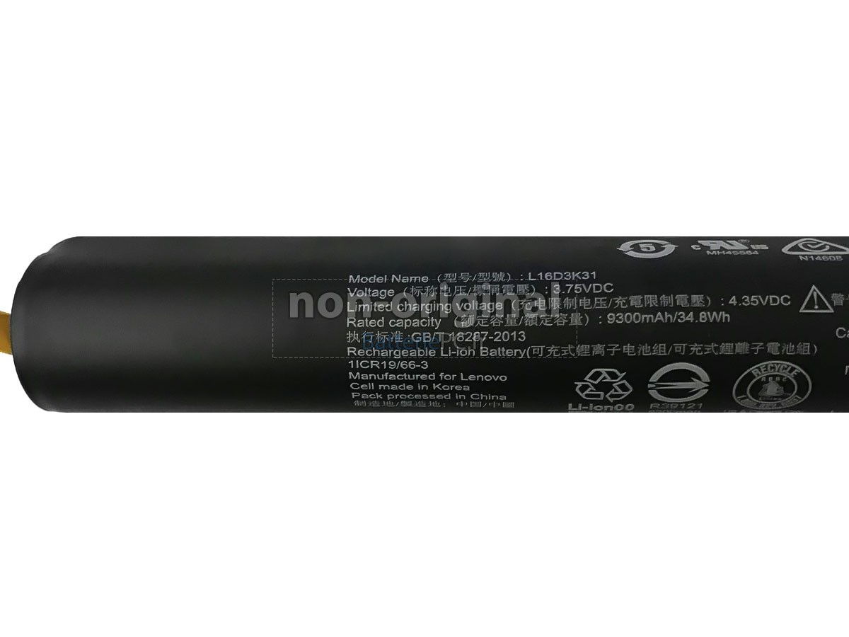 batterie pour Lenovo L16D3K31