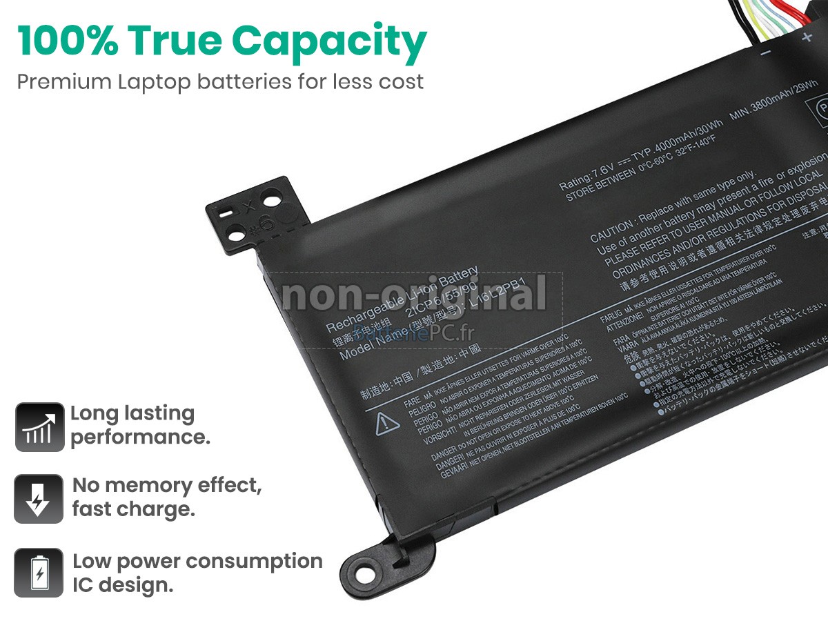 batterie pour Lenovo V15-IIL-82C500KVIH