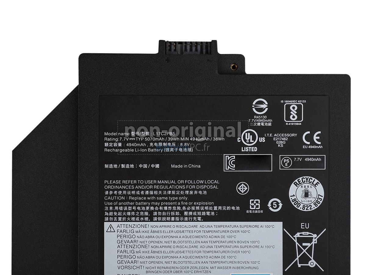 batterie pour Lenovo 5B10P98182