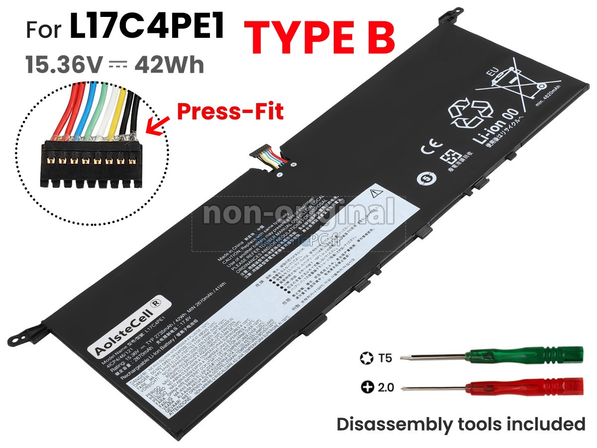 batterie pour Lenovo L17S4PE1