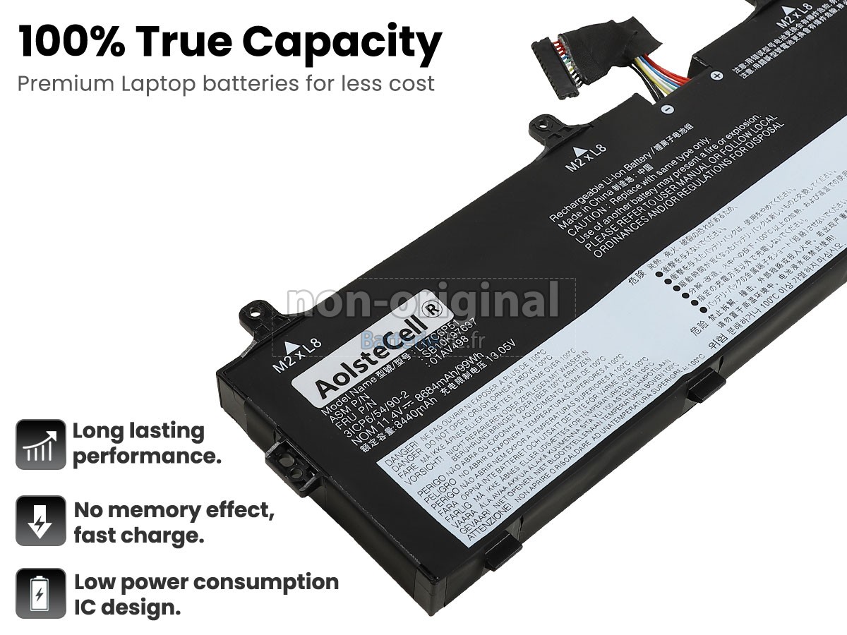batterie pour Lenovo L17C6P51