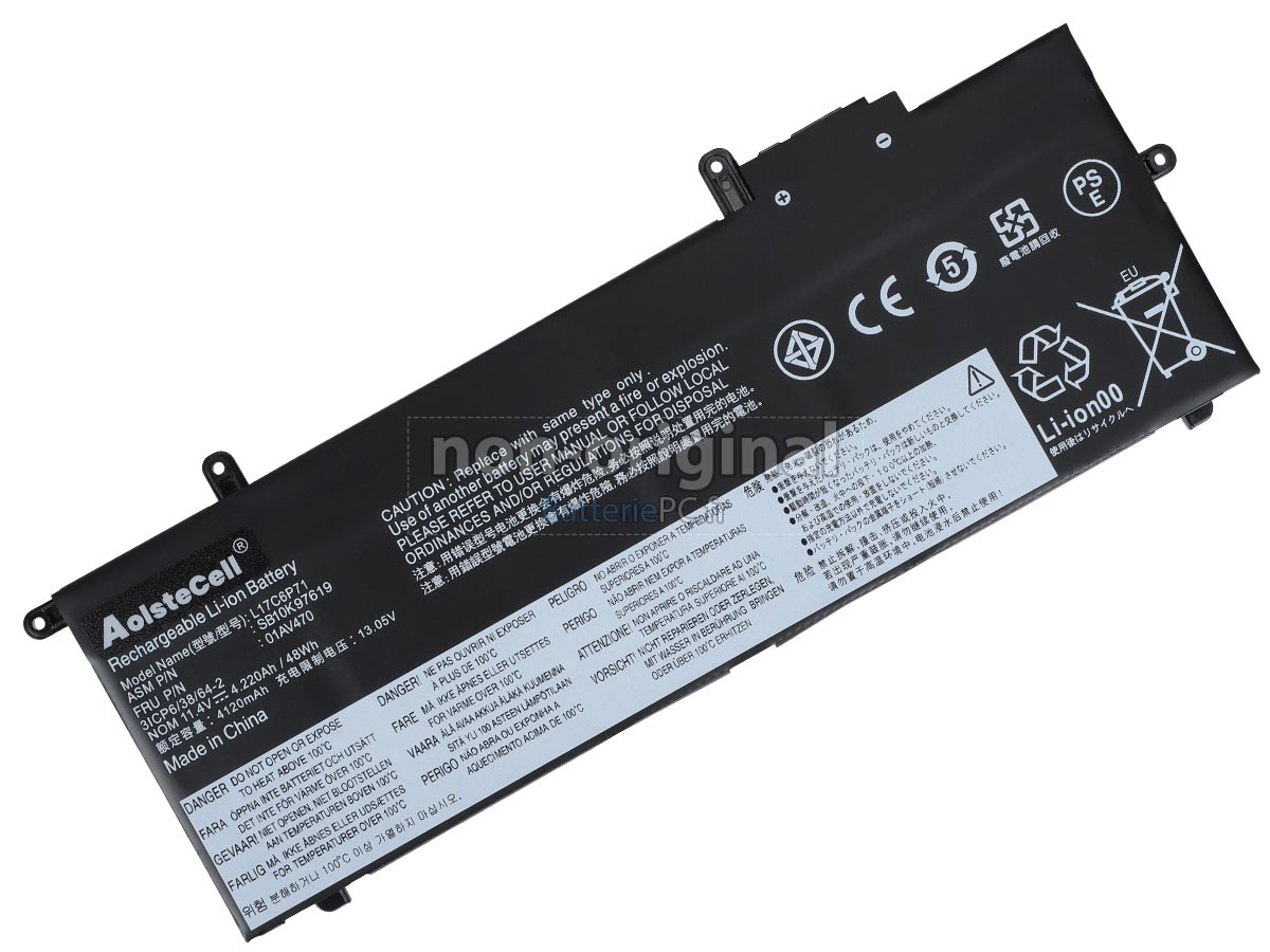 batterie pour Lenovo L17M6P71(3ICP6/38/64-2)