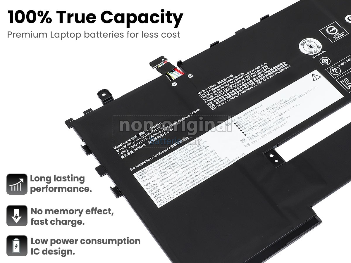 batterie pour Lenovo YOGA C630-13Q50-81JL000RGE