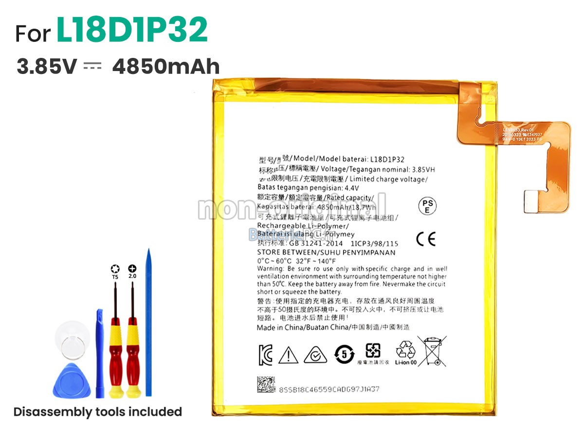 batterie pour Lenovo L18D1P32
