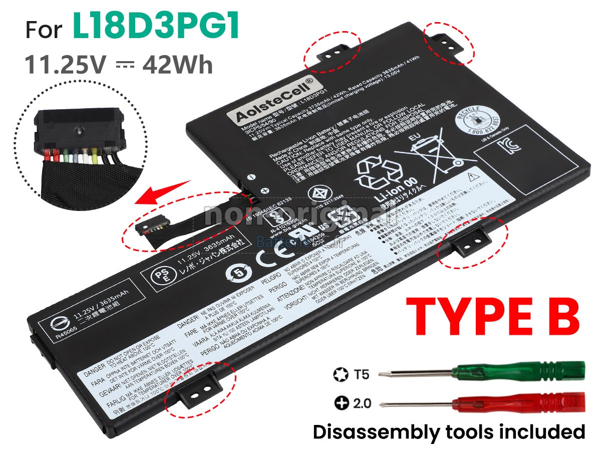 batterie pour Lenovo L17M3PB0