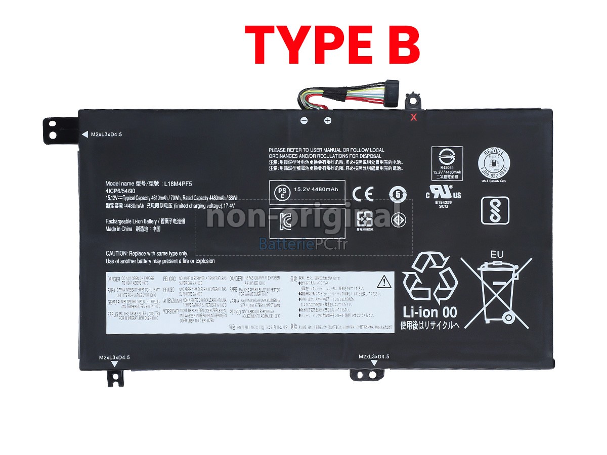 batterie pour Lenovo 81SW0016MX