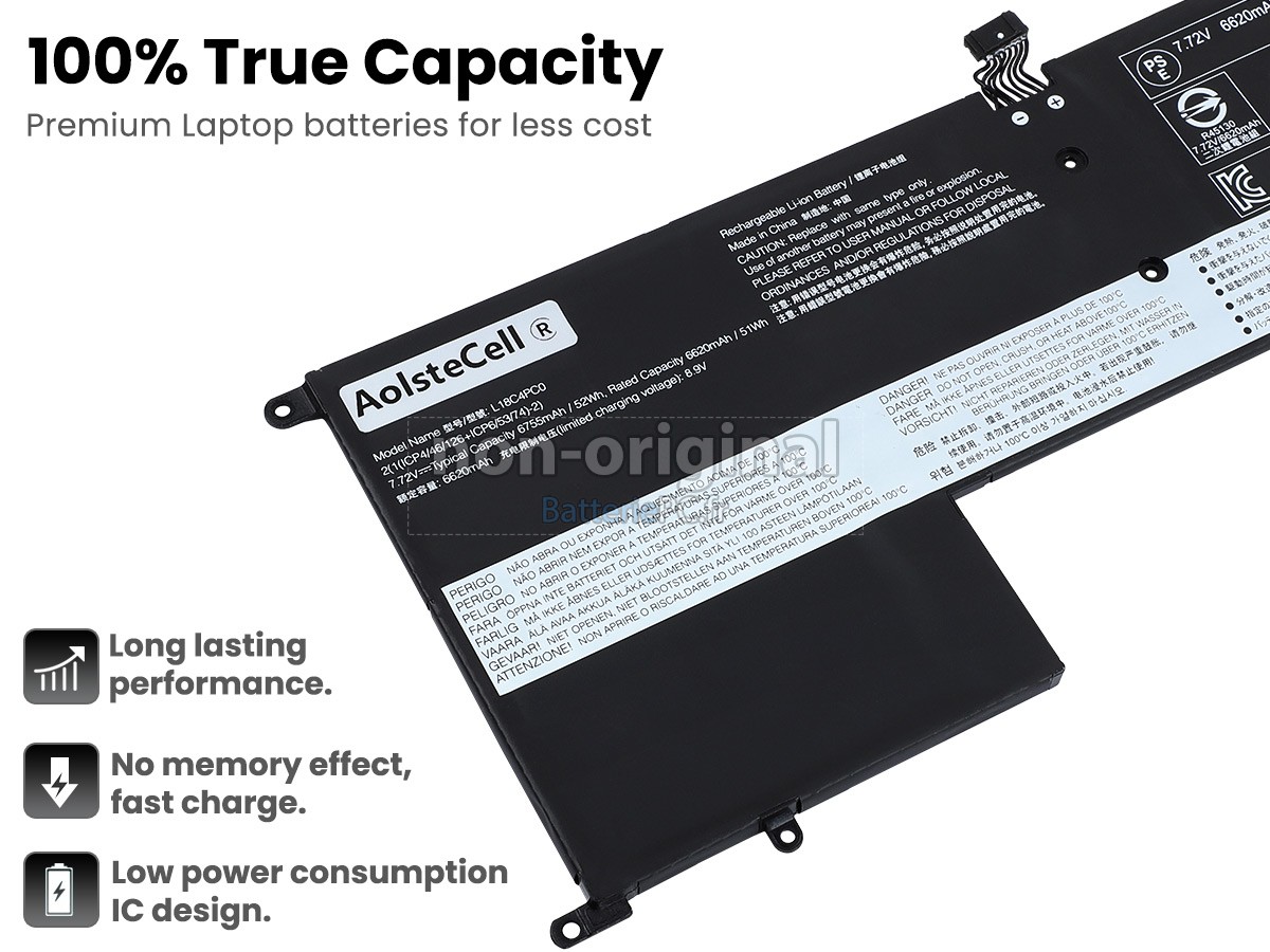 batterie pour Lenovo IdeaPad S940-14IWL-81R0
