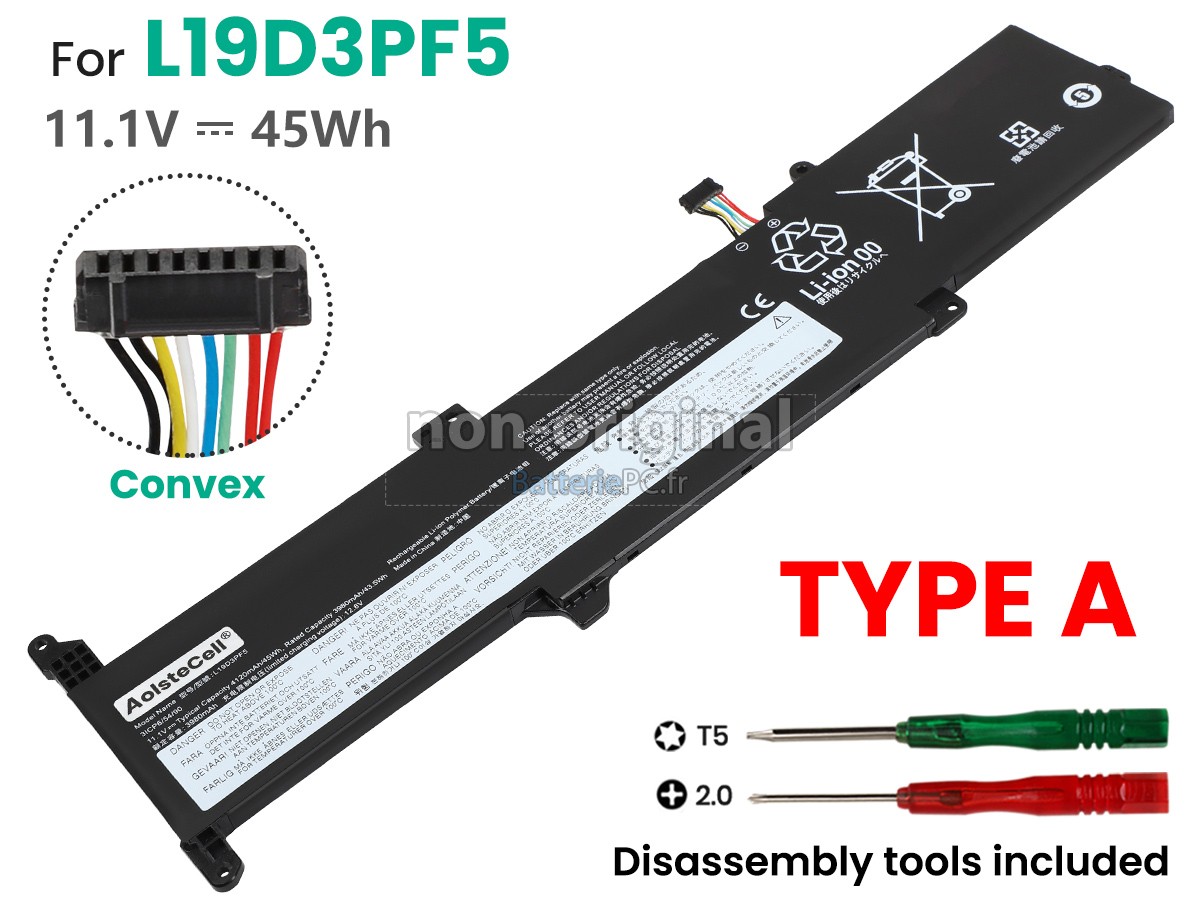 batterie pour Lenovo L19D3PF5