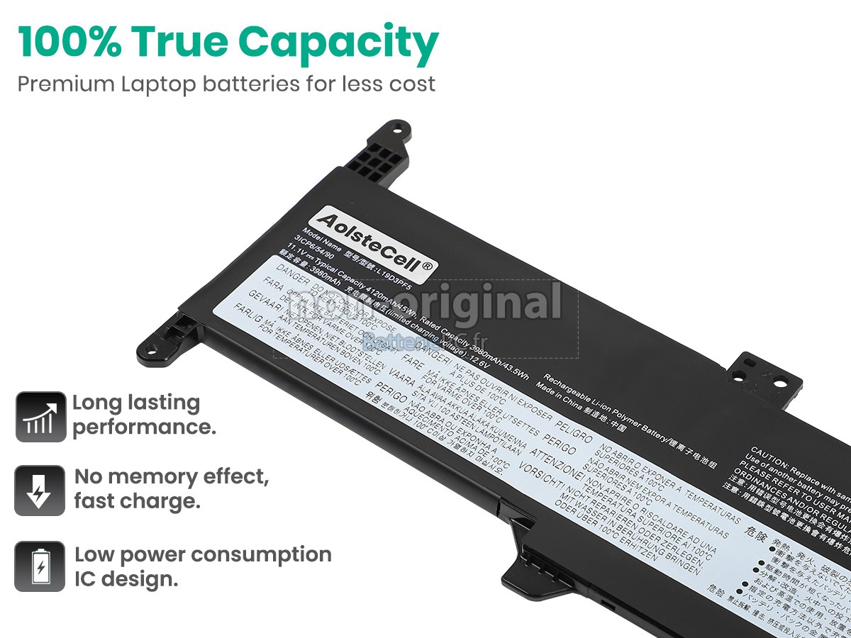 batterie pour Lenovo L19D3PF5