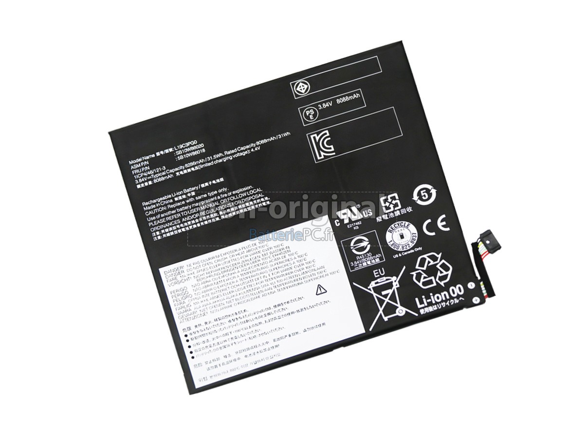 batterie pour Lenovo L19C3PG0