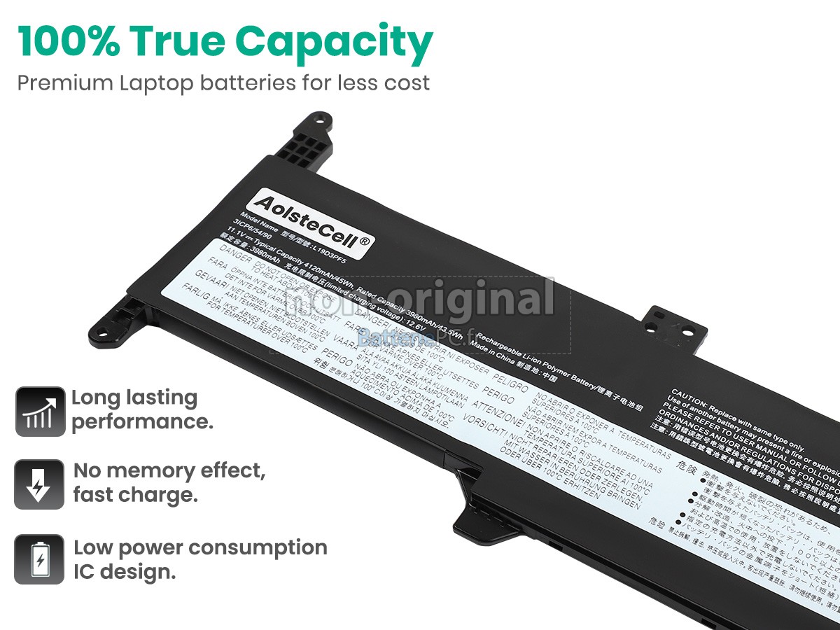 batterie pour Lenovo L19D3PF5