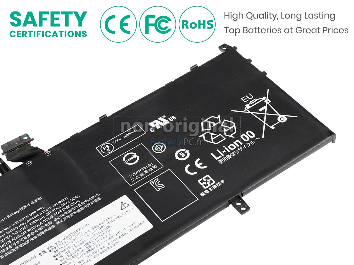 batterie pour Lenovo YOGA C640-13IML-81UE005RMX
