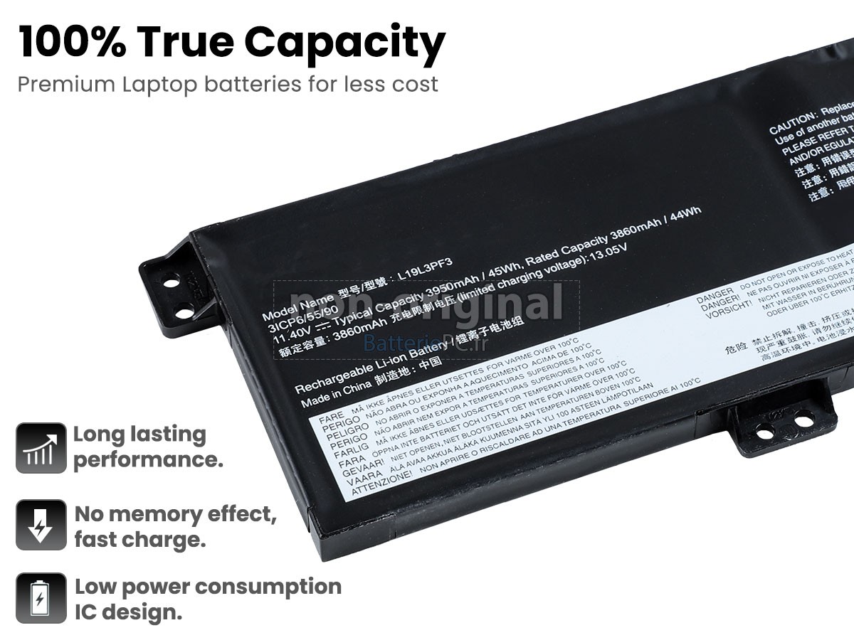 batterie pour Lenovo IdeaPad CREATOR 5 15IMH05-82D4