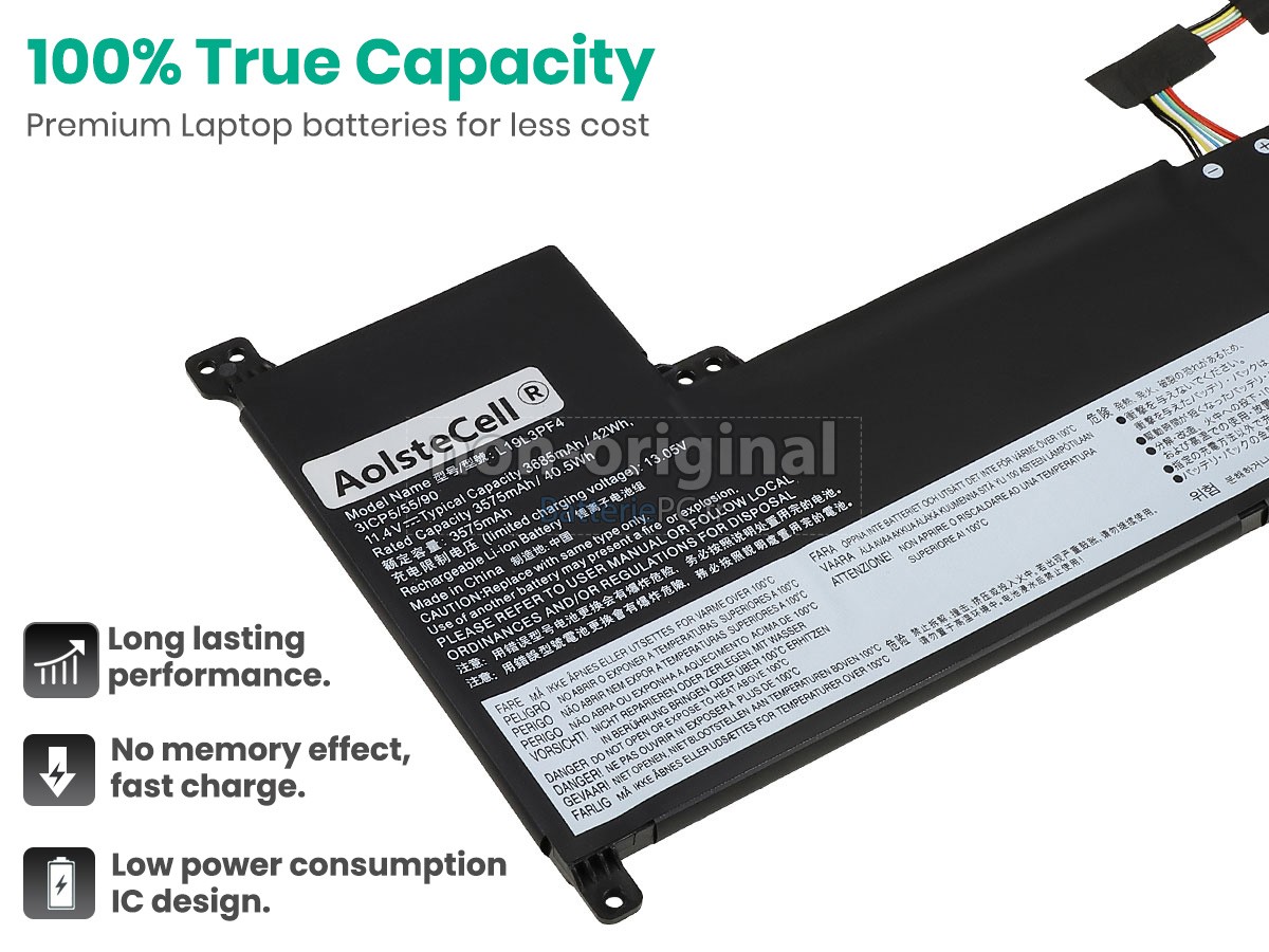 batterie pour Lenovo L19C3PF6