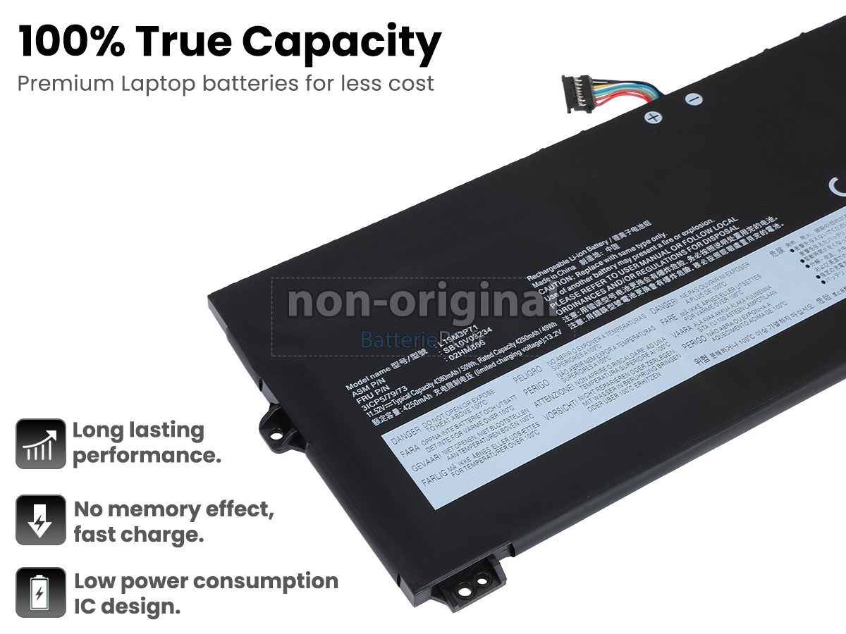 batterie pour Lenovo SB10V03234