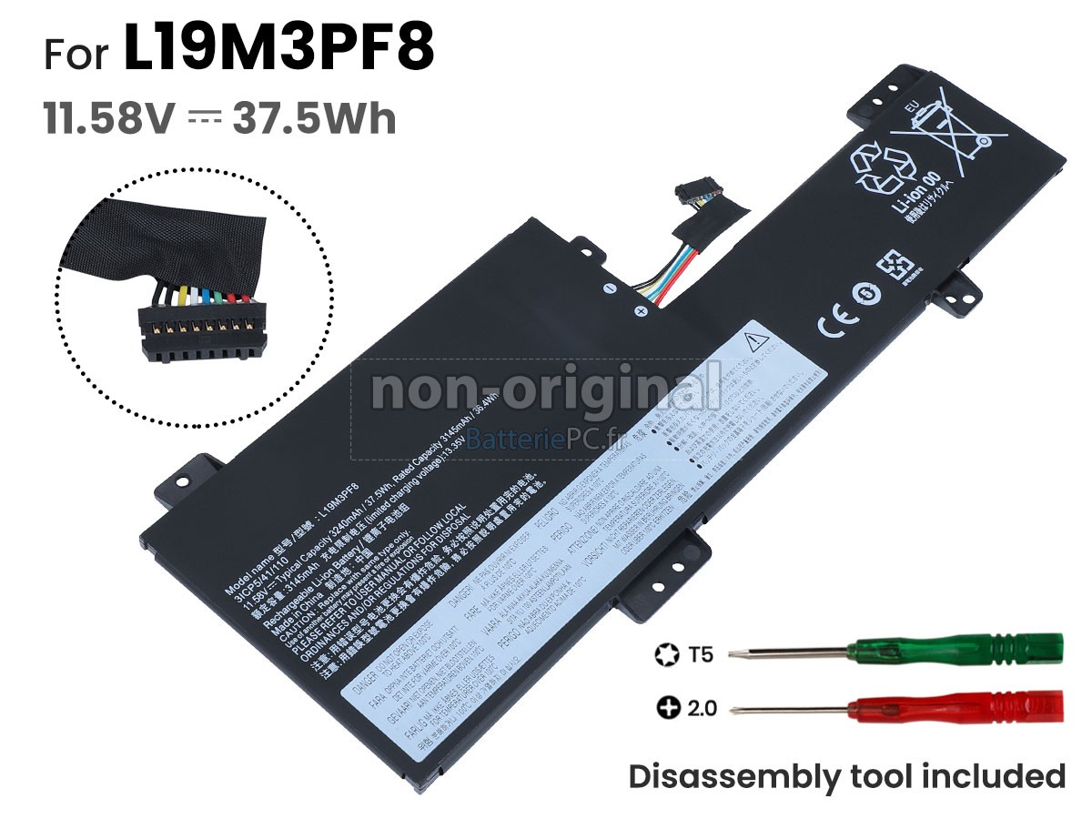 batterie pour Lenovo IdeaPad FLEX 3 11IGL05-82B20066GE