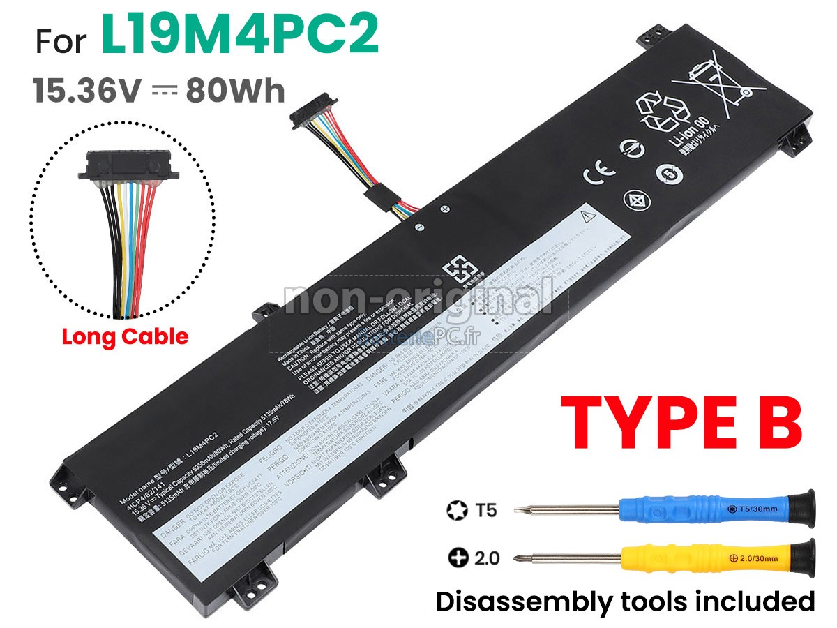 batterie pour Lenovo LEGION 5-17IMH05
