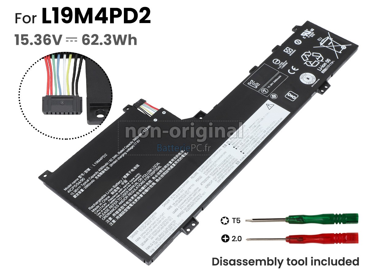 batterie pour Lenovo YOGA S740-14IIL-81RS007MFR