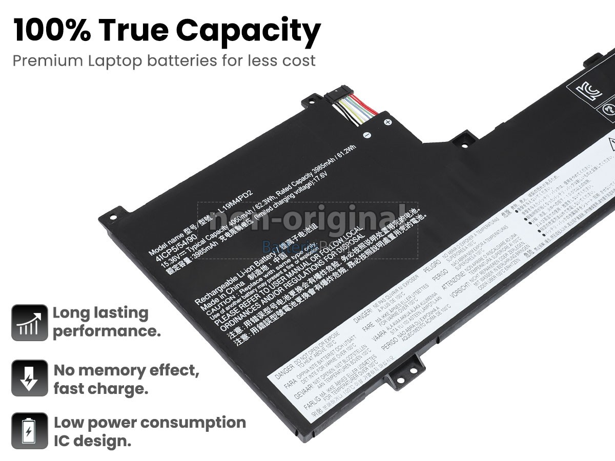 batterie pour Lenovo YOGA S740-14IIL-81RS007MFR