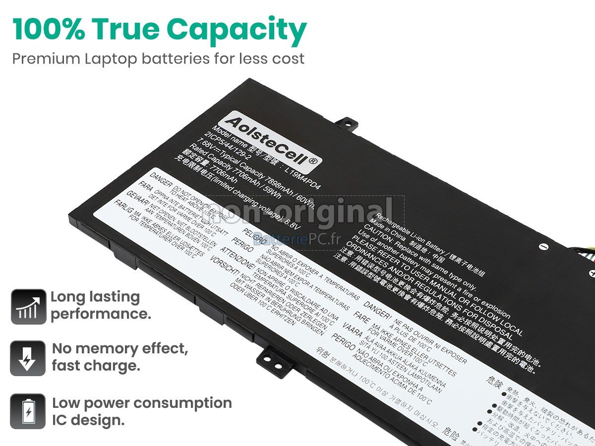 batterie pour Lenovo L19M4PD4