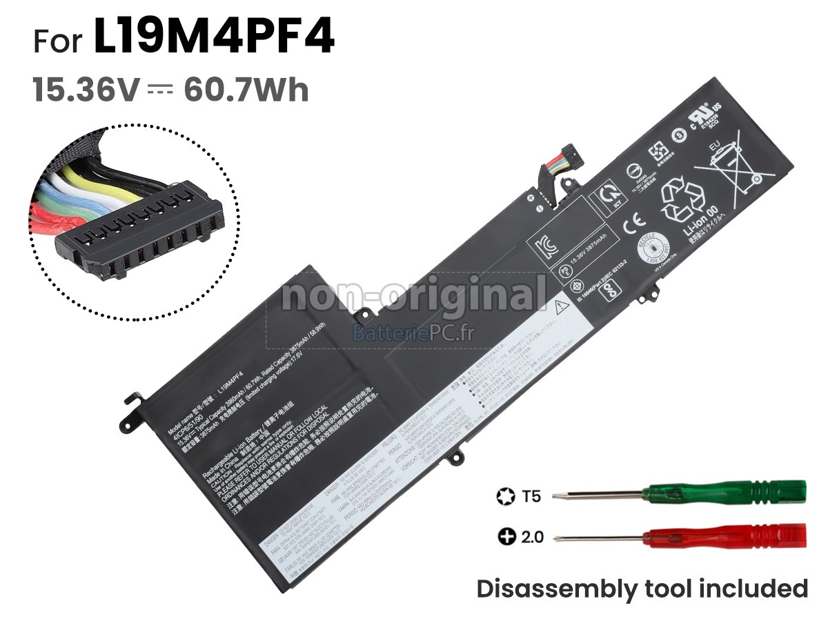 batterie pour Lenovo YOGA SLIM 7 14ARE05-82A2004VLM