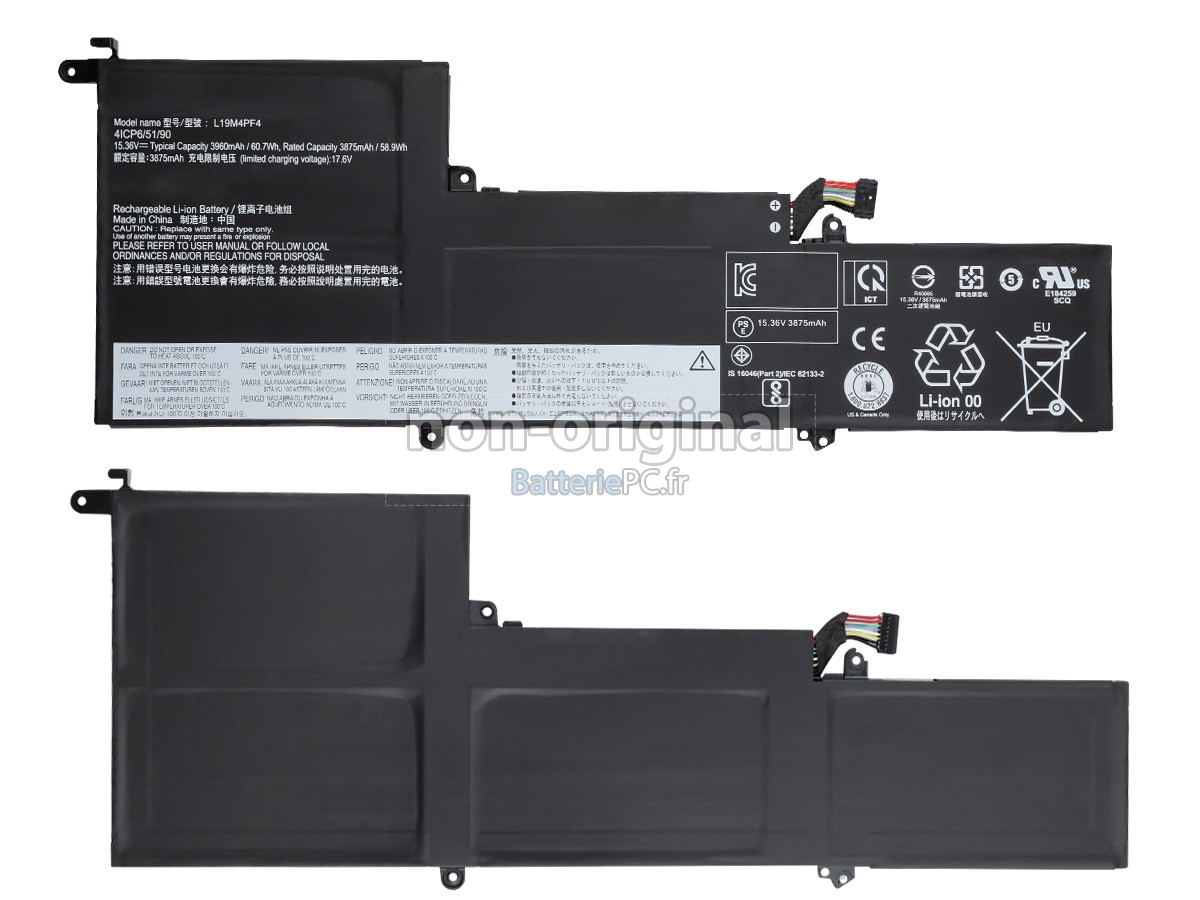 batterie pour Lenovo YOGA SLIM 7 14ARE05-82A2004VLM