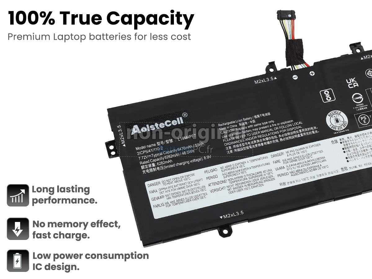 batterie pour Lenovo YOGA SLIM 7 13ITL5-82CU0004MJ