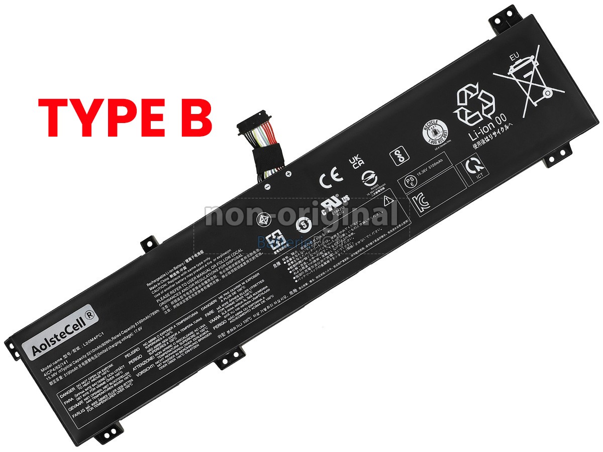 batterie pour Lenovo LEGION 5-15ACH6-82JW00FHHH