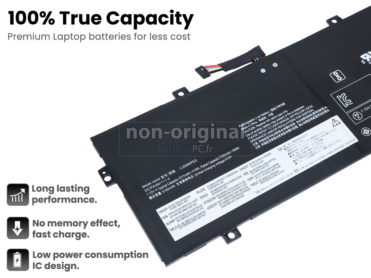 batterie pour Lenovo L20M4PE0