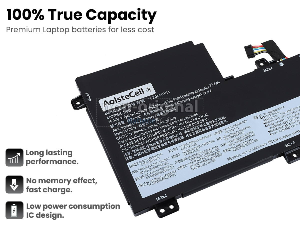 batterie pour Lenovo IdeaPad 5 PRO 16ARH7-82SN005XKR