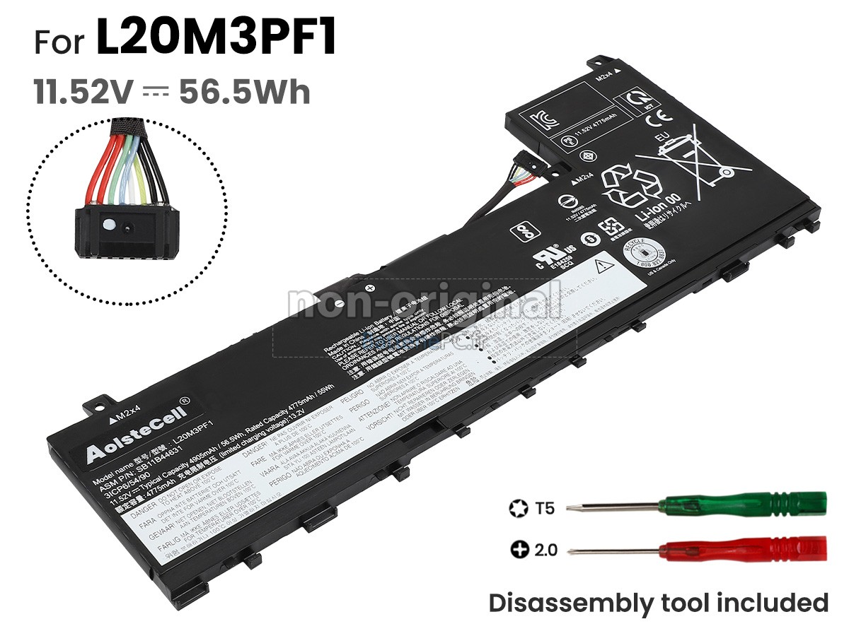 batterie pour Lenovo IdeaPad 5 PRO 14ACN6-82L700FMHH