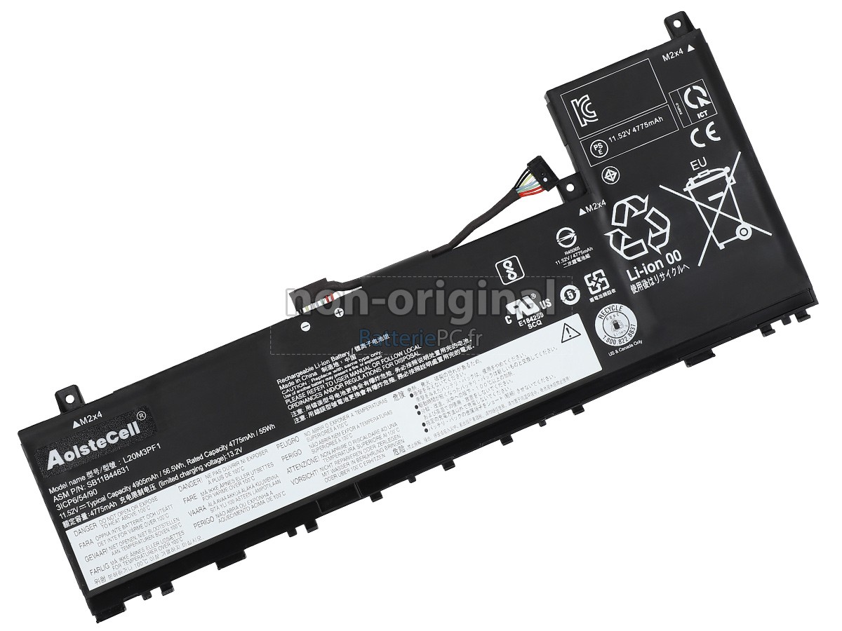 batterie pour Lenovo IdeaPad 5 PRO 14ACN6-82L700FMHH