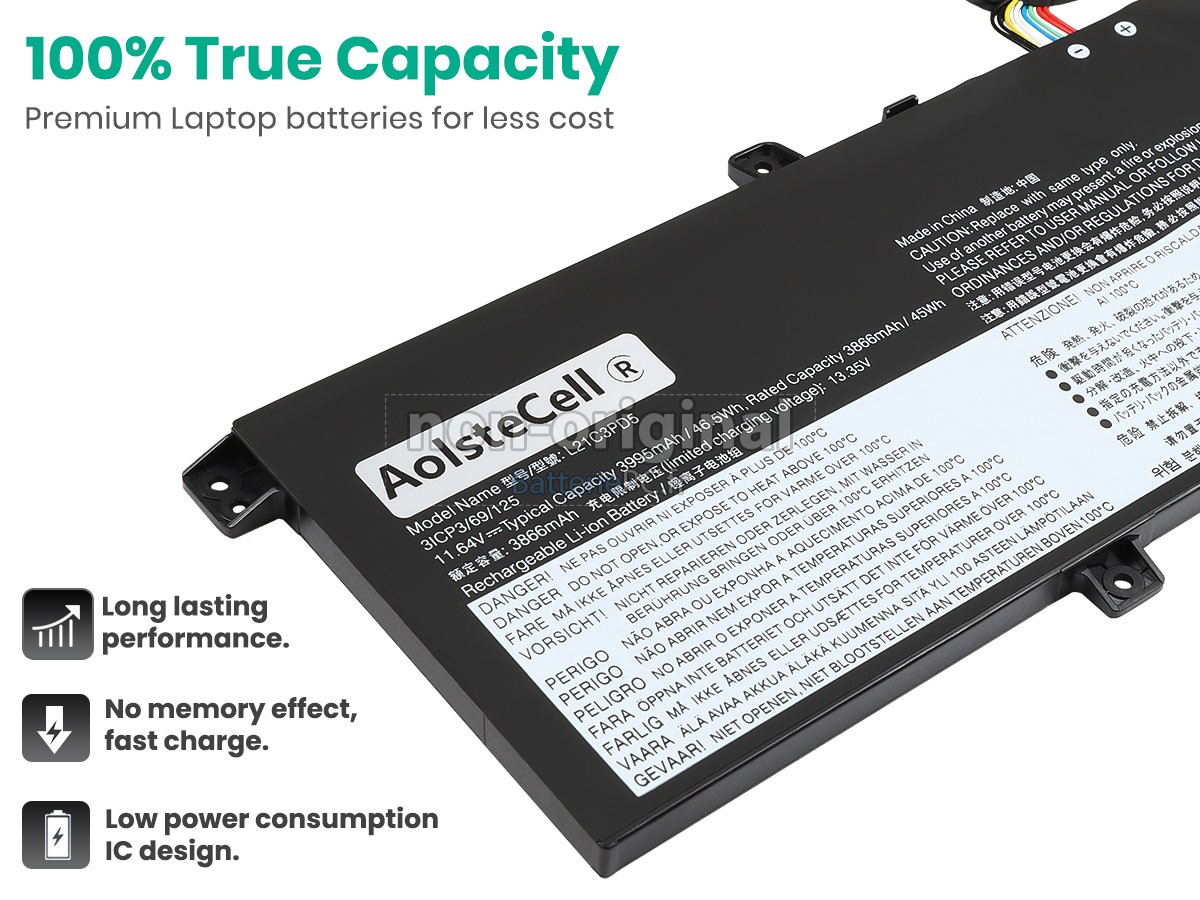 batterie pour Lenovo THINKBOOK 14 G4+ IAP-21CX0013RU