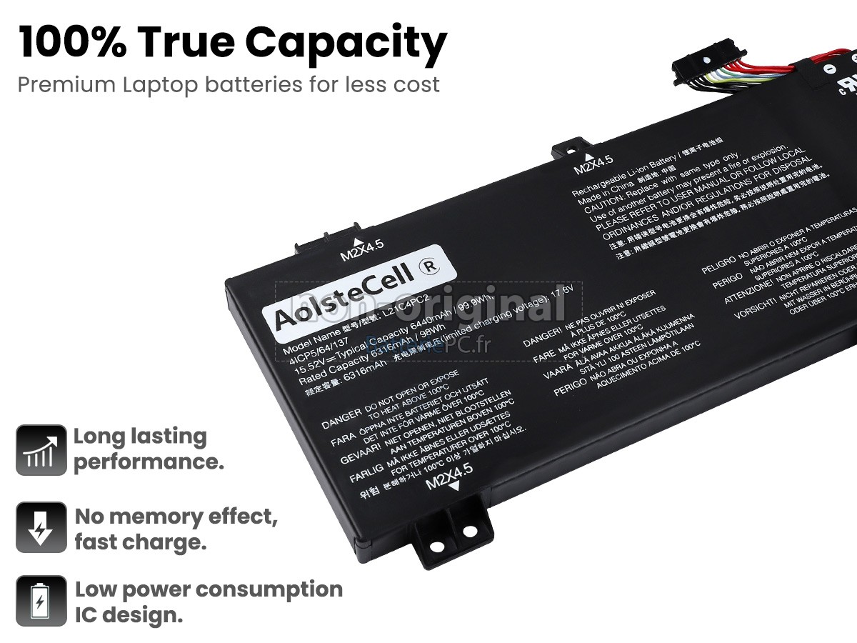 batterie pour Lenovo LEGION 7 16IAX7-82TD000YJP