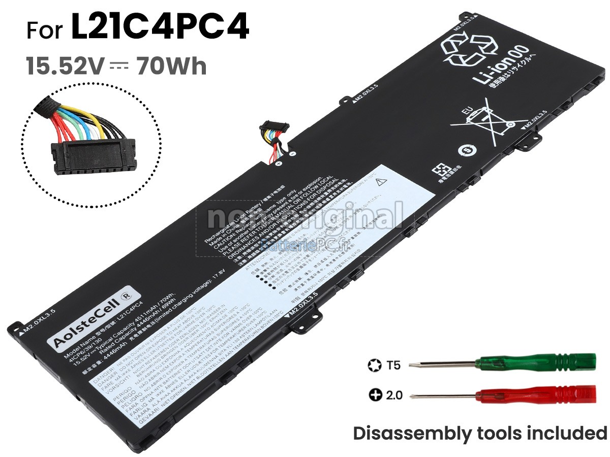 batterie pour Lenovo YOGA SLIM 7 PROX 14IAH7-82TK00C1MH