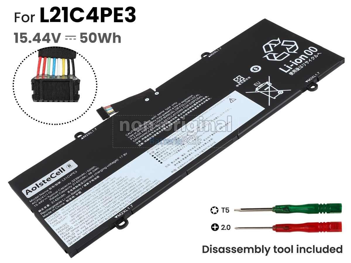 batterie pour Lenovo IdeaPad DUET 5 12IRU8-83B3003LFR