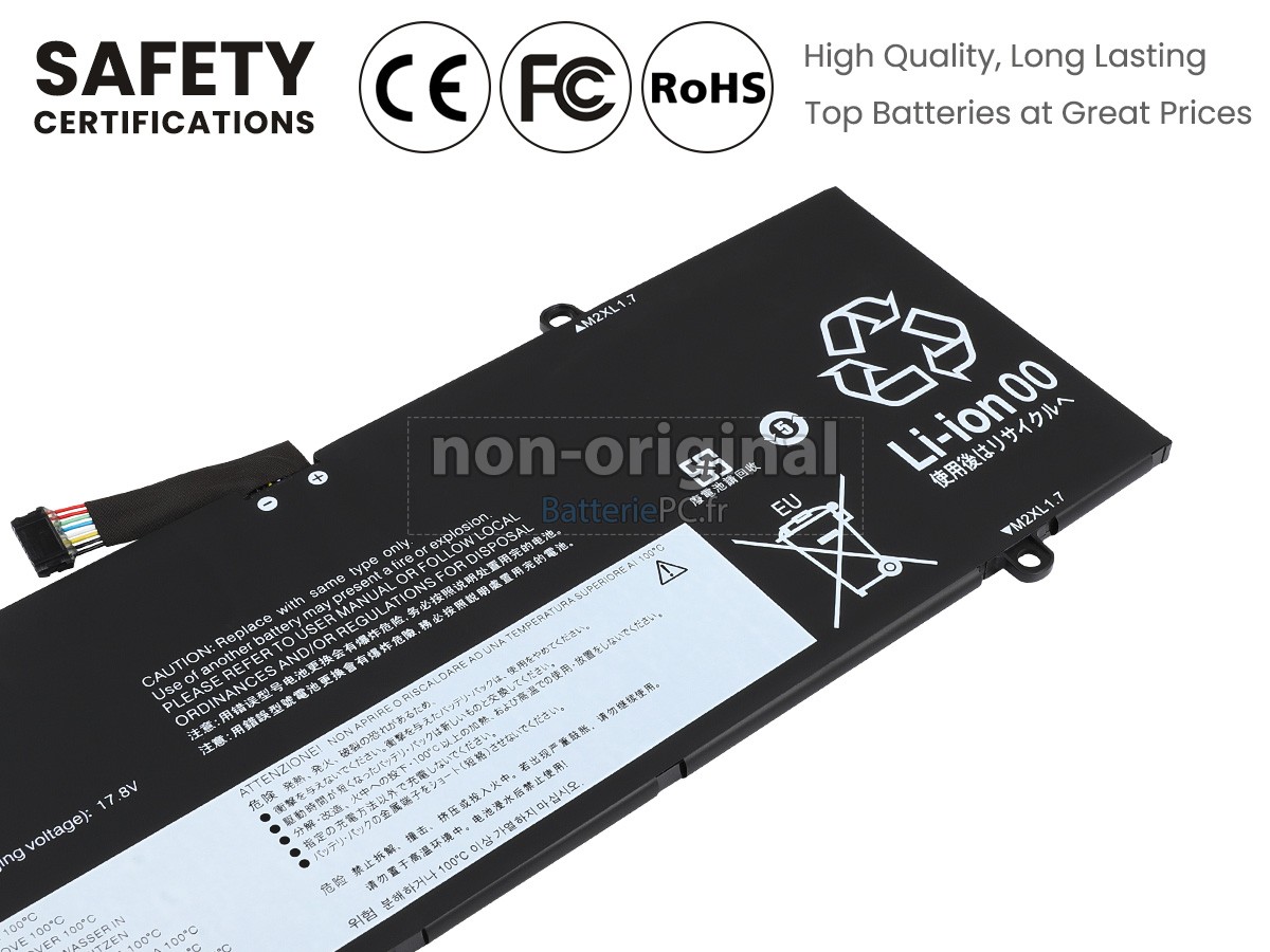 batterie pour Lenovo IdeaPad DUET 5 12IRU8-83B3003LFR