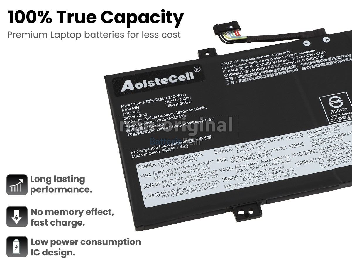 batterie pour Lenovo 10W-82ST000NAU