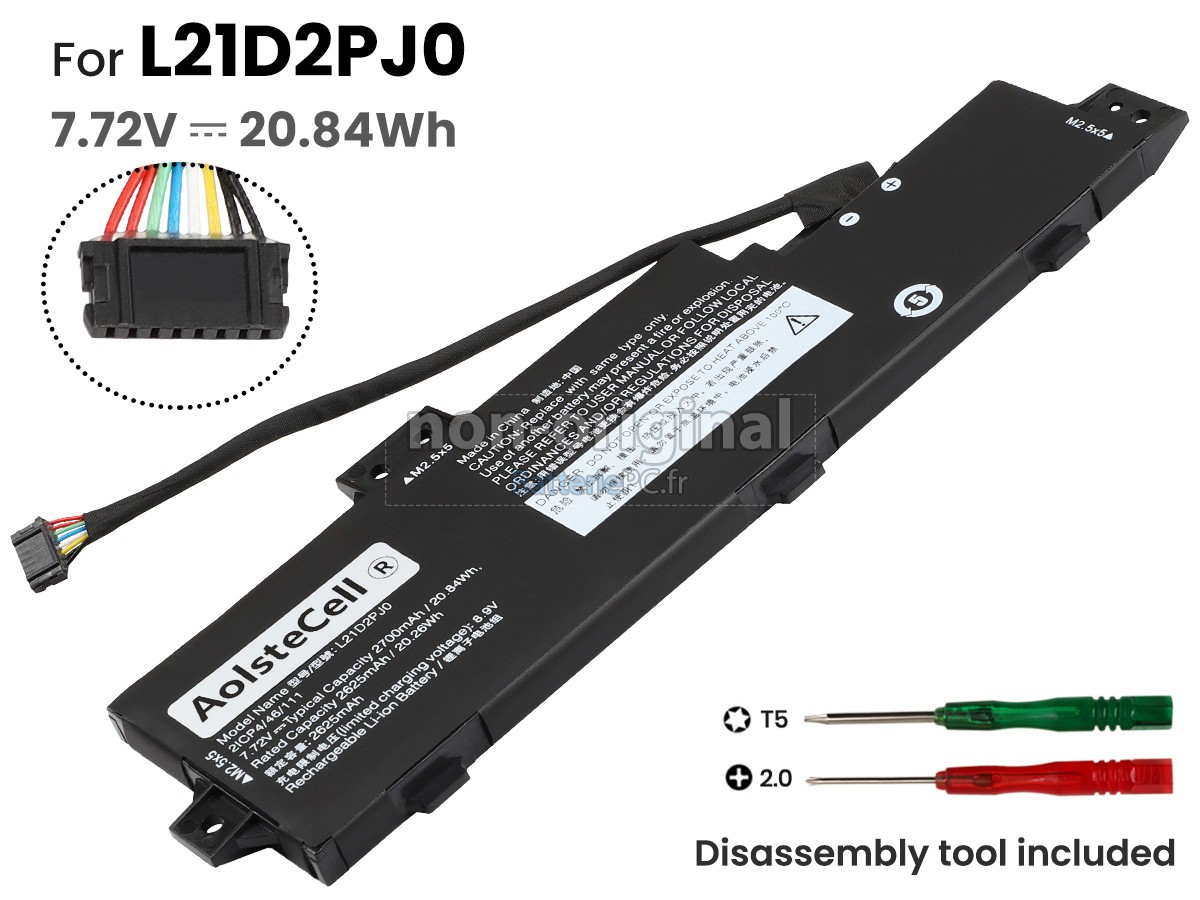batterie pour Lenovo L21D2PJ0