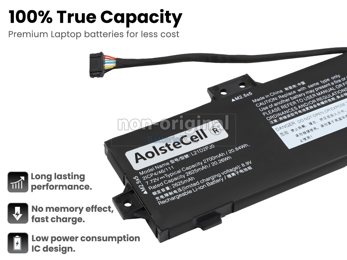 batterie pour Lenovo L21D2PJ0