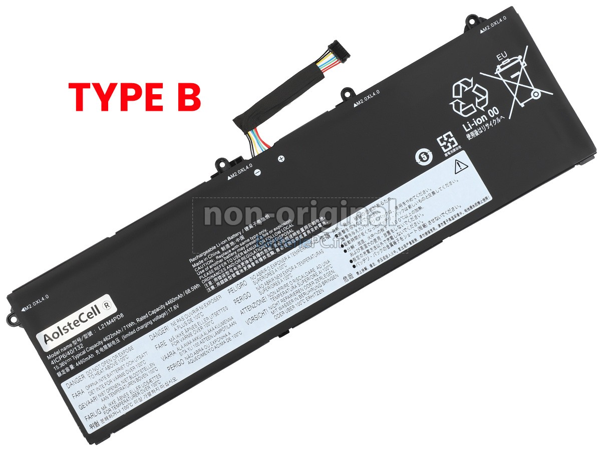 batterie pour Lenovo THINKBOOK 16 G4+ IAP