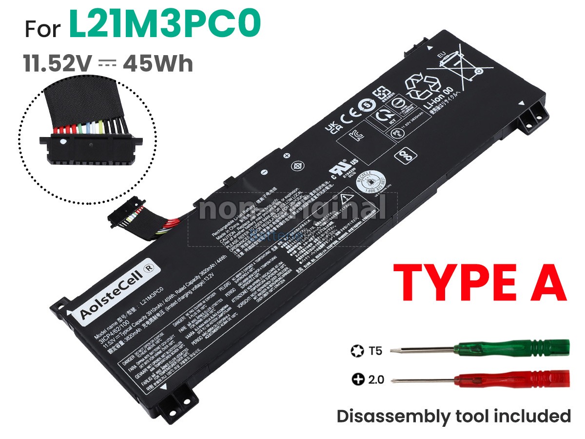 batterie pour Lenovo IdeaPad GAMING 3 15IAH7-82S9001WTA