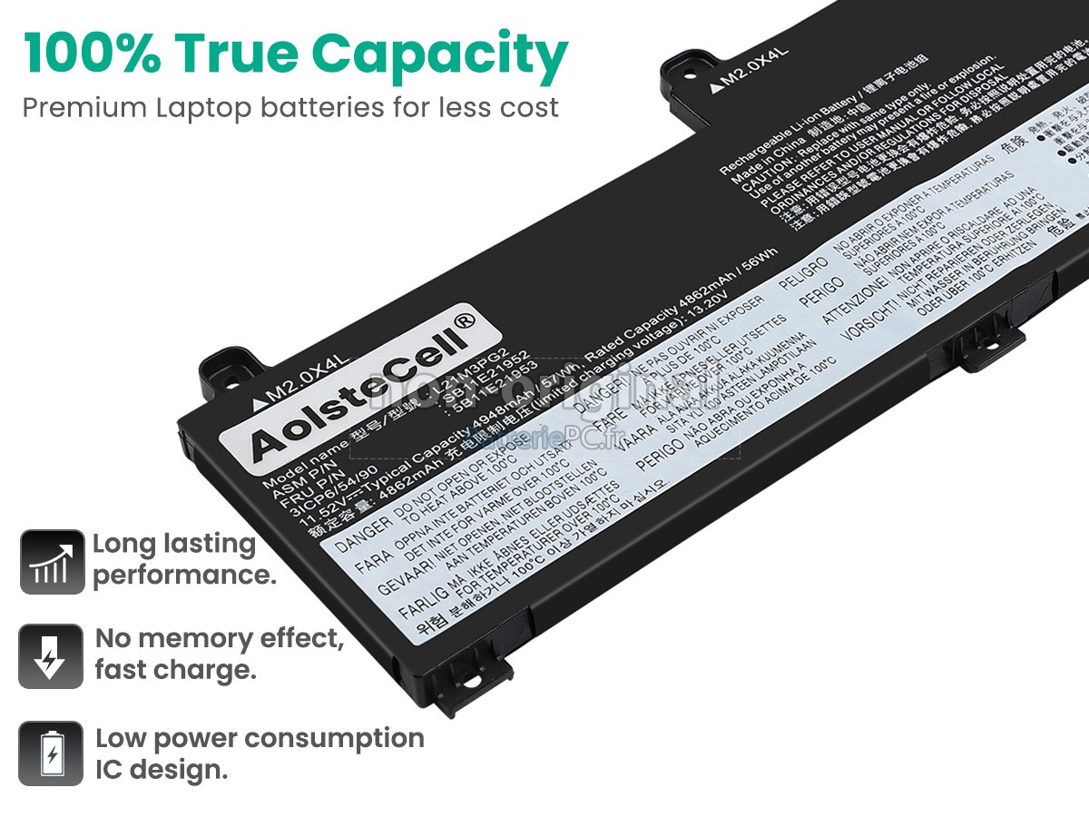 batterie pour Lenovo ThinkPad C14 GEN 1 Chromebook-21CA000SBR