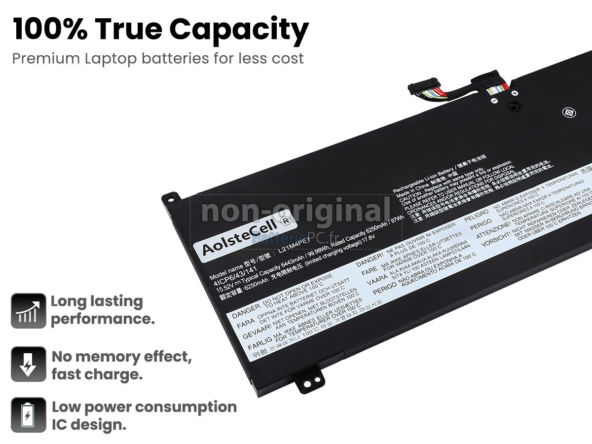 batterie pour Lenovo YOGA 7 16IAH7-82UF0029MZ