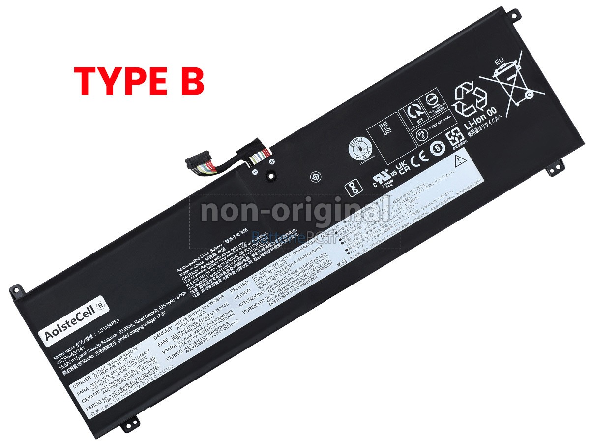 batterie pour Lenovo YOGA 7 16IAH7-82UF0029MZ