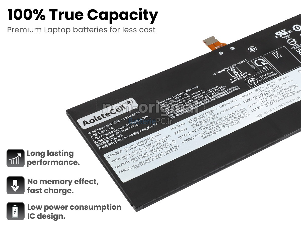 batterie pour Lenovo 5B11D64650