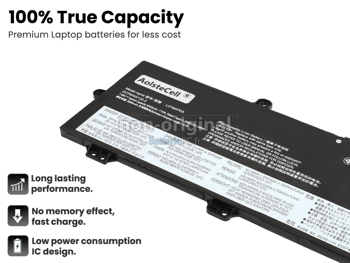 batterie pour Lenovo L21D4PG5
